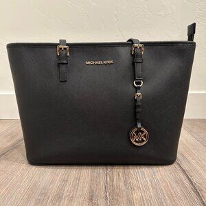 Black Michael Kors Jet Set Tote NWOT